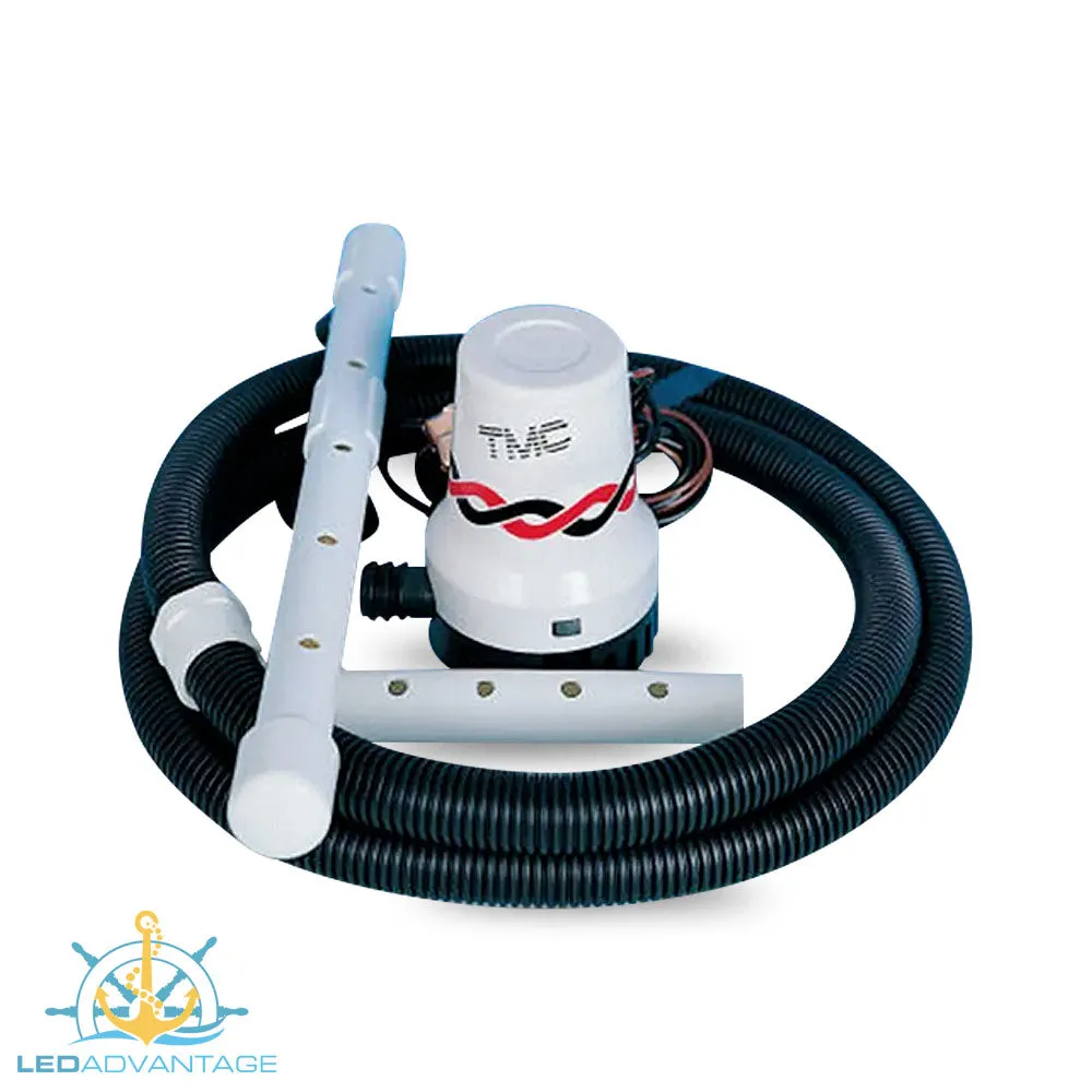 12v TMC Boat Fishing 450GPH Aerator Pump Kit (TMC-02306)