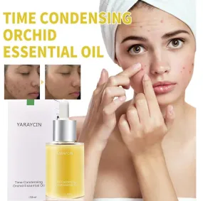 2 Pcs YARAYCIN Time Condensing Orchid Essential Oil 30ml - Moisturizing,Whitening,Soothing,Anti-Acne, Anti-Age