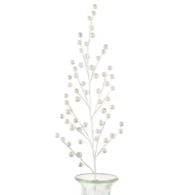 23" Berry Spray: Pearl White