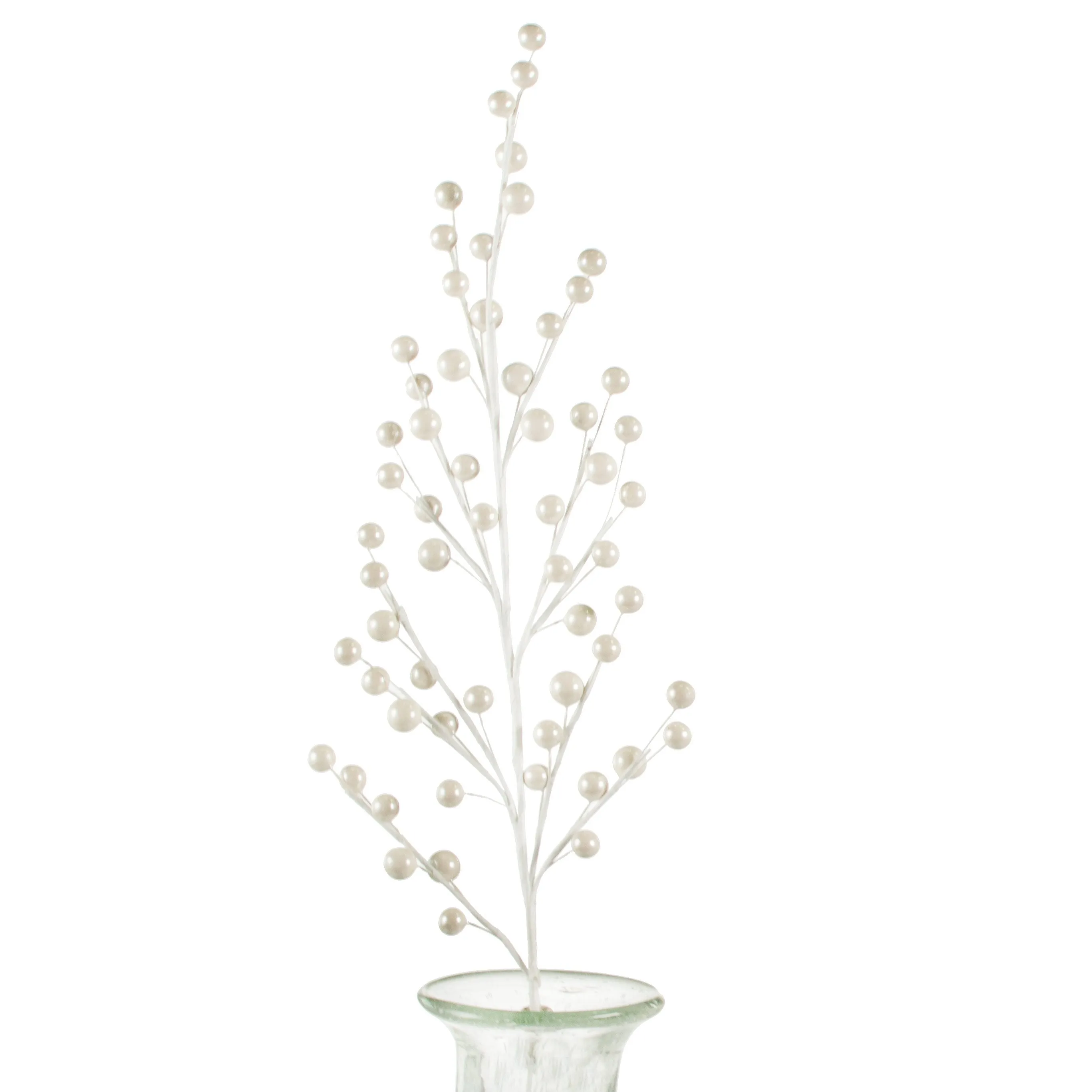 23" Berry Spray: Pearl White