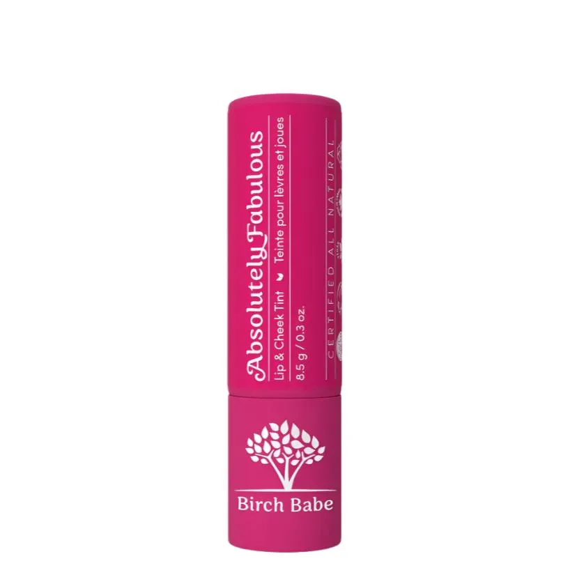 Absolutely Fabulous Lip & Cheek Tint by Birch Babe | Matte, Buildable, Natural Color