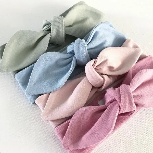 Blush Top Knot Headband