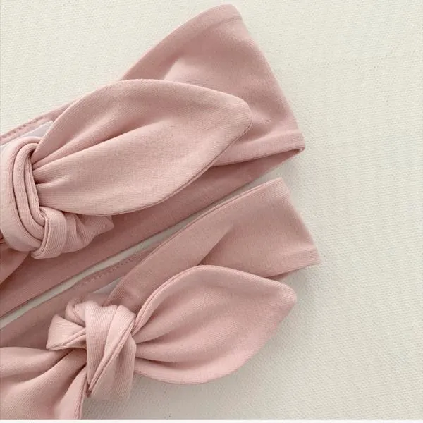 Blush Top Knot Headband