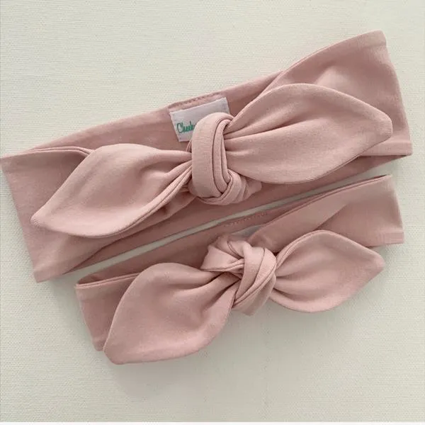 Blush Top Knot Headband