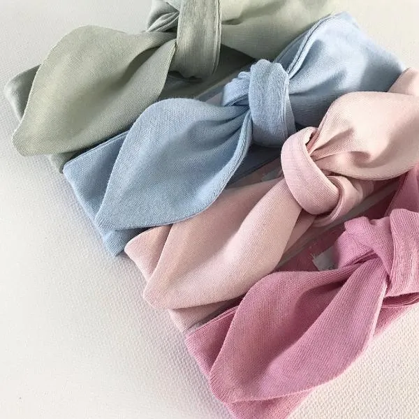 Blush Top Knot Headband
