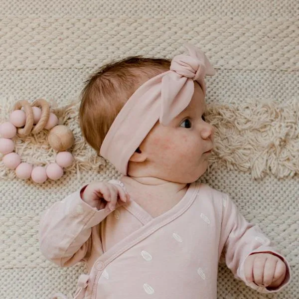 Blush Top Knot Headband