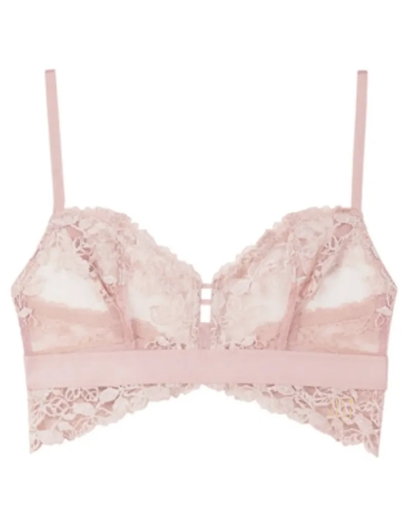 Btemptd Blush Pink Opening Act Bralette & Panty Set