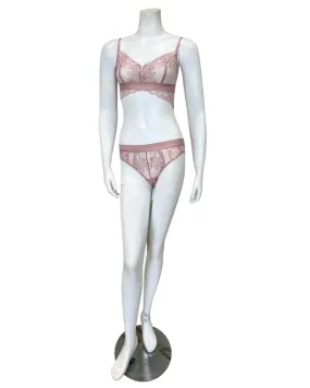 Btemptd Blush Pink Opening Act Bralette & Panty Set