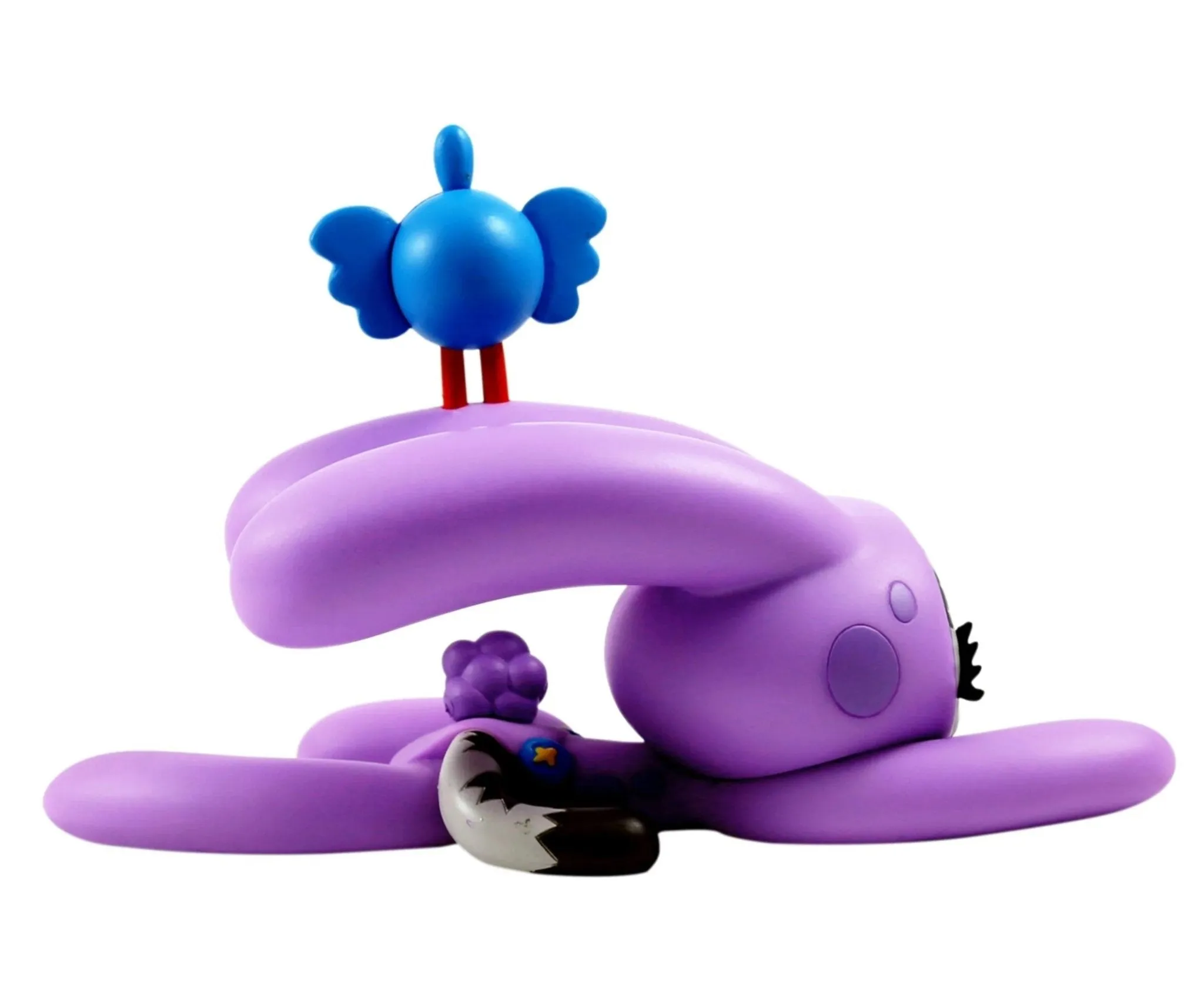 BunnyKitty Lavender Vinyl Art Toy Sculpture by Dave Persue