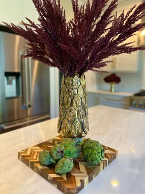 Burgundy Pampas Grass Spray 36"