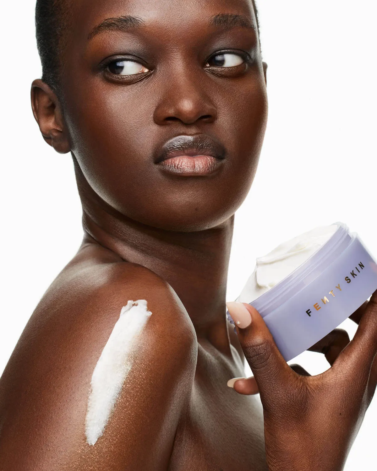 Butta Drop Whipped Oil Body Cream with Tropical Oils   Shea Butter — Fenty Fresh Shimmering