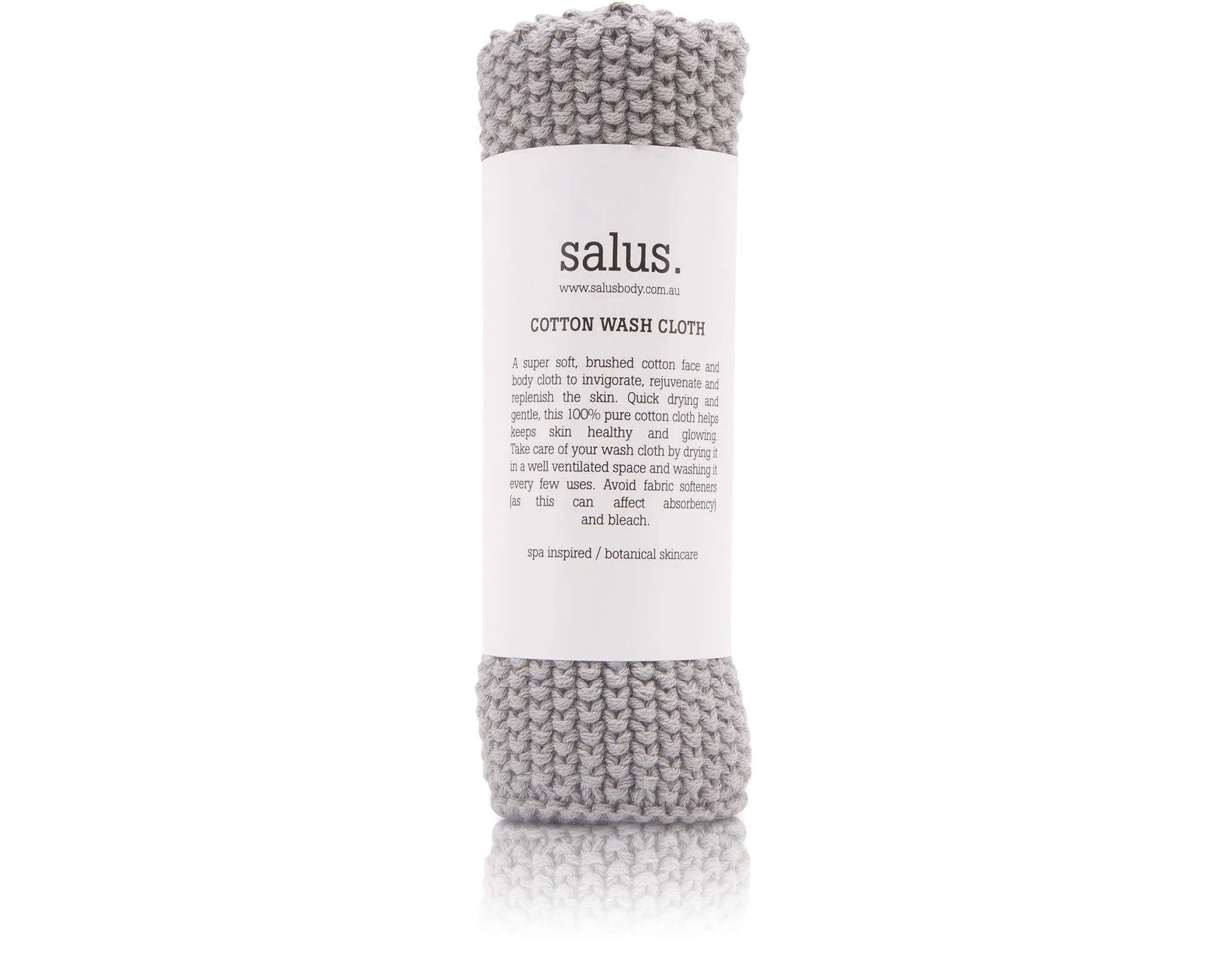 Cotton Wash Cloth - Light Grey