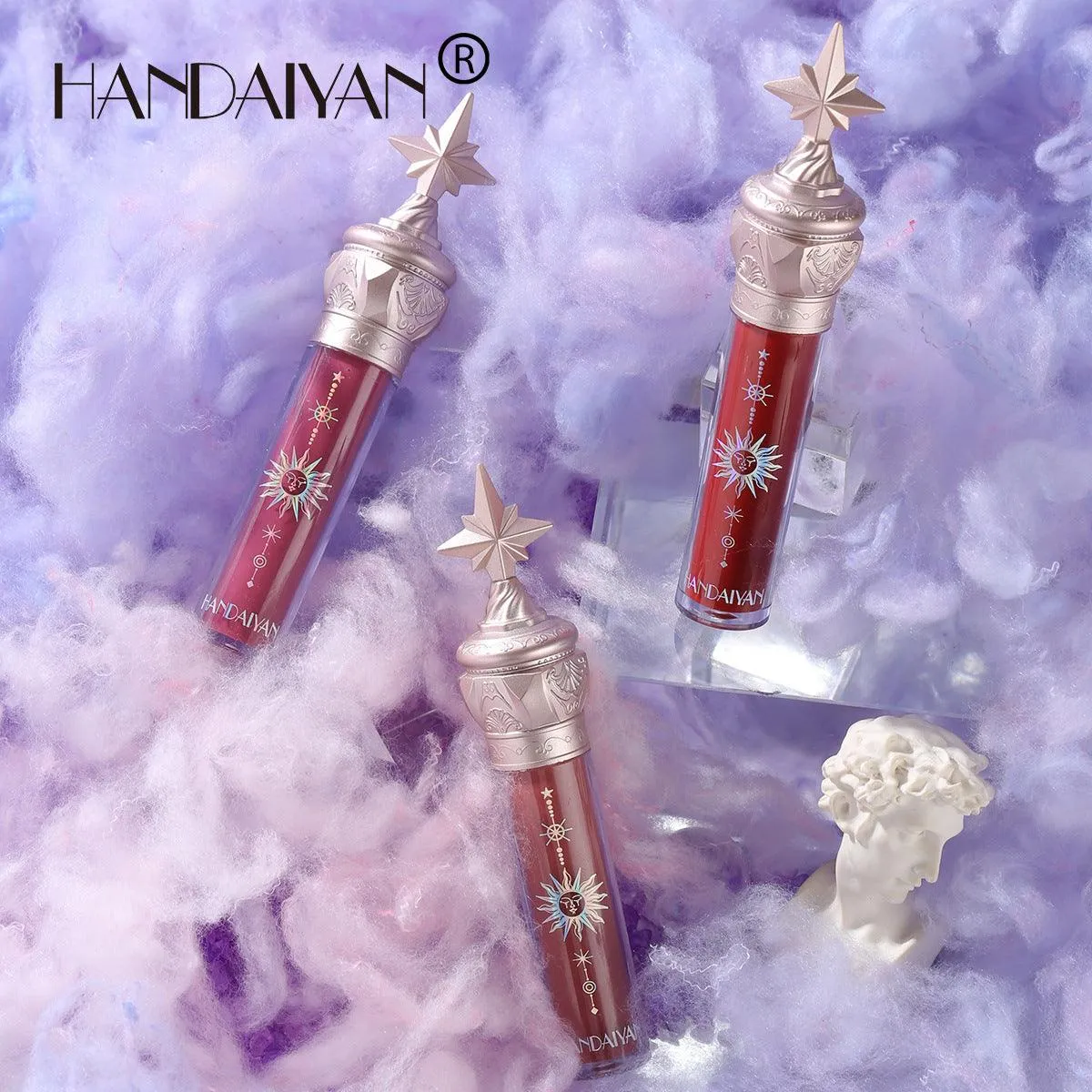 HANDAIYAN  Lipstick Lip Gloss Mirror