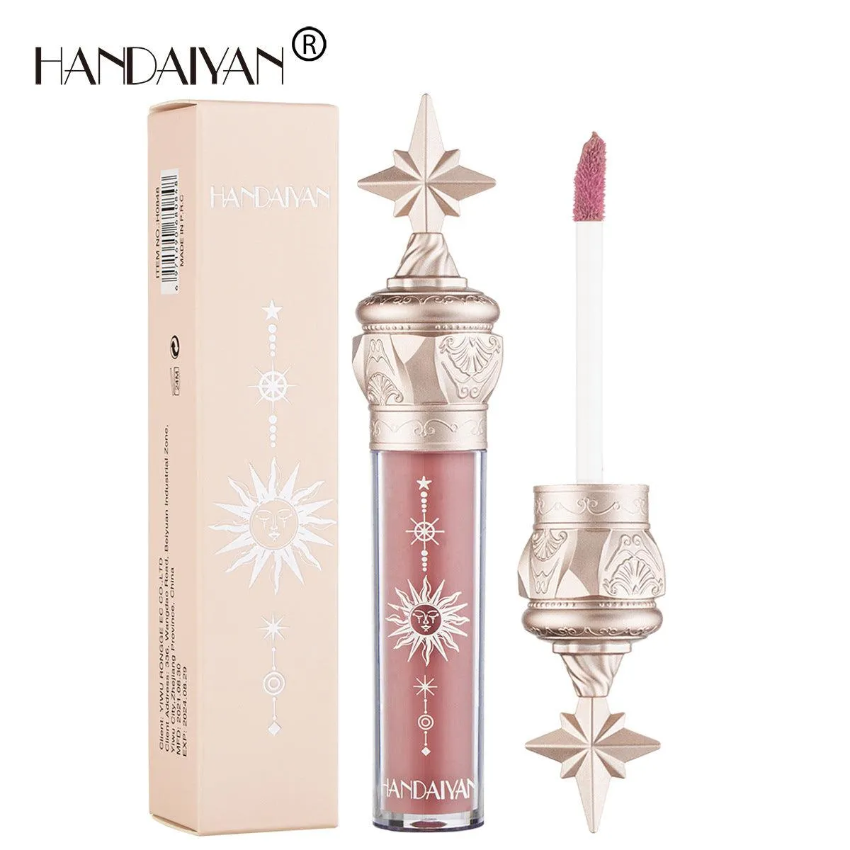 HANDAIYAN  Lipstick Lip Gloss Mirror