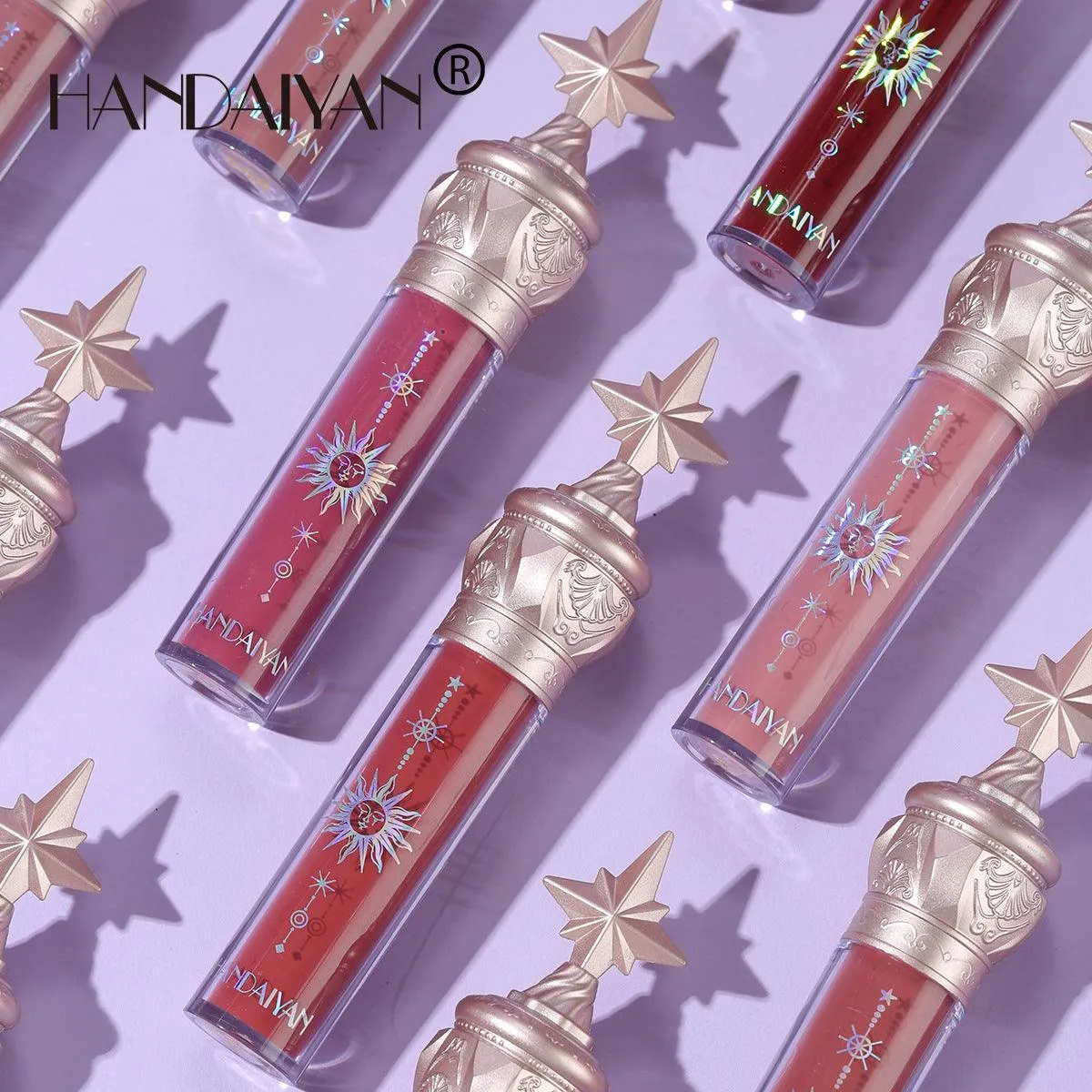 HANDAIYAN  Lipstick Lip Gloss Mirror