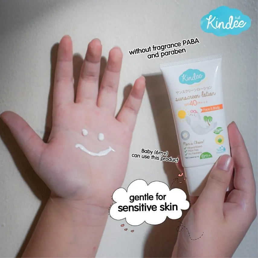Kindee Kids Sunscreen Lotion SPF 40 PA    50ml (6m )