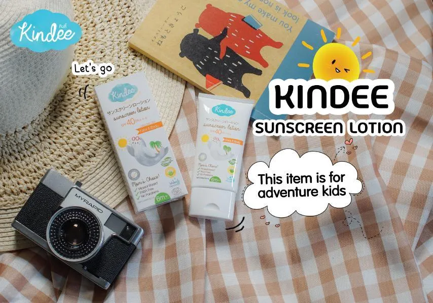Kindee Kids Sunscreen Lotion SPF 40 PA    50ml (6m )