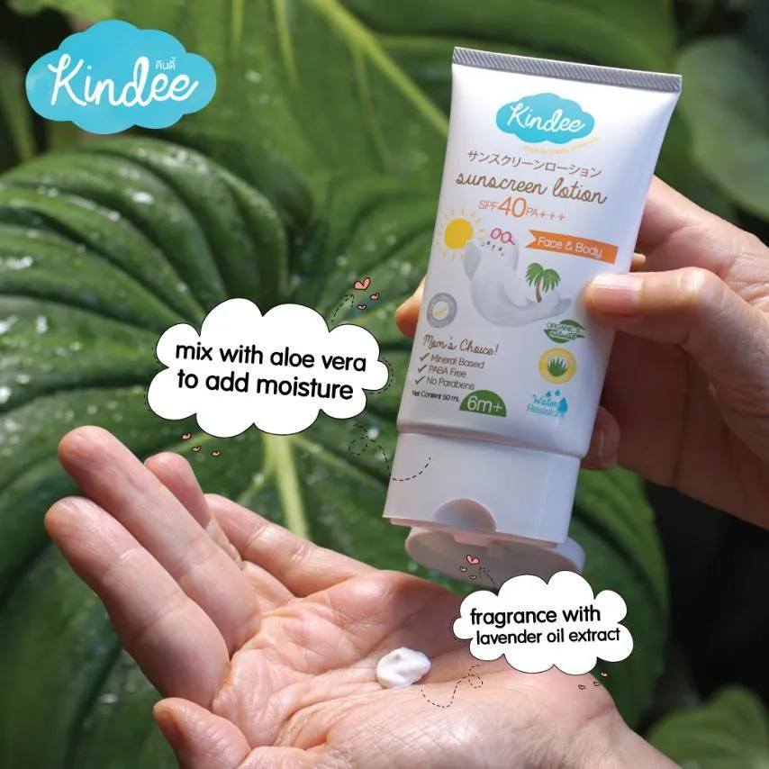 Kindee Kids Sunscreen Lotion SPF 40 PA    50ml (6m )