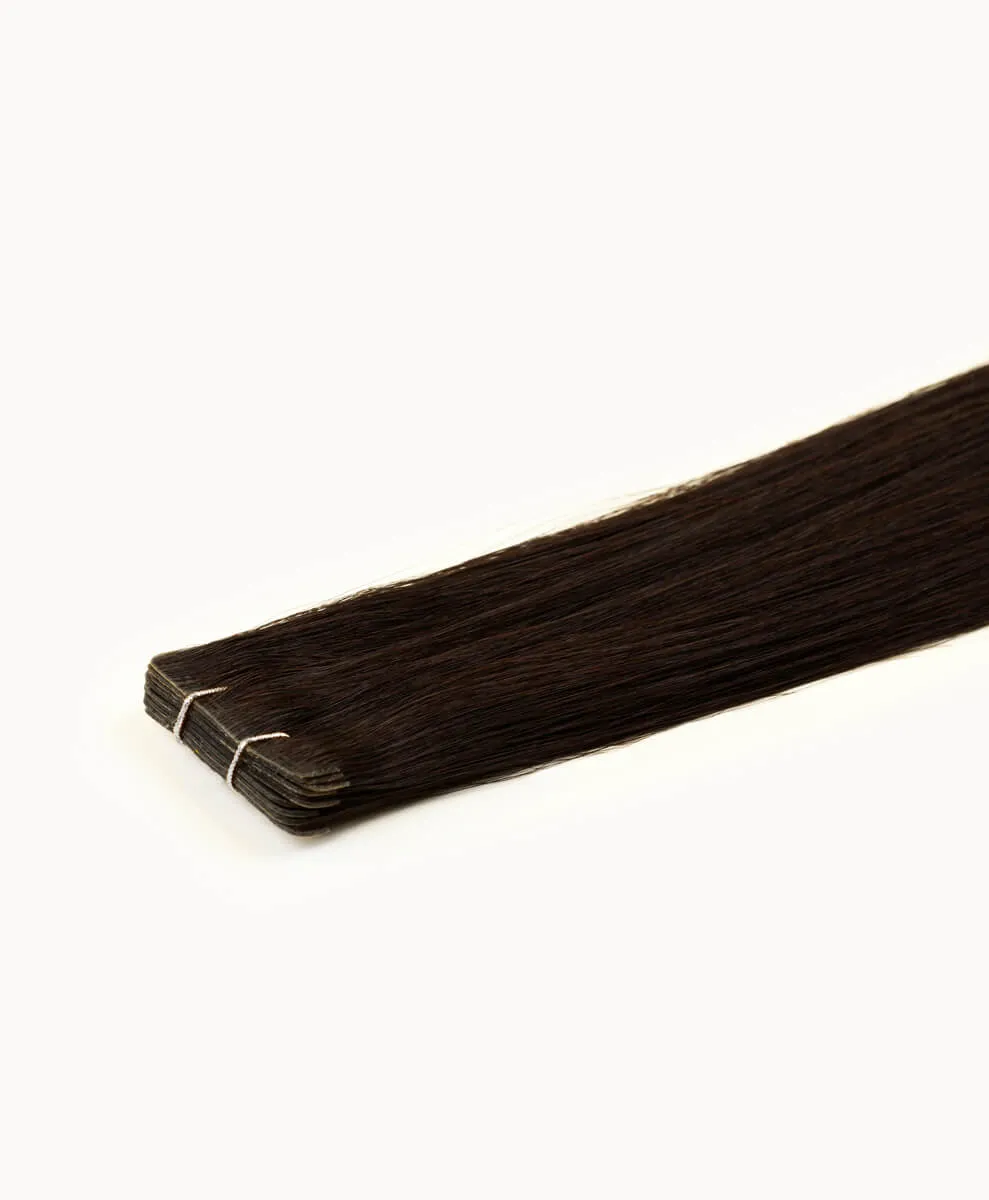 Natural Black, 20" Invisible Tape In Extensions, #N13