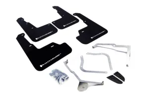 Rally Armor UR Black Mud Flap w/ White logo - Subaru WRX/STI VA