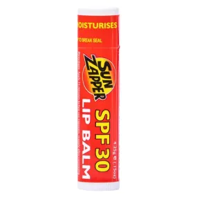 Sun Zapper SPF30  Lip Balm With Aloe Vera - Clear