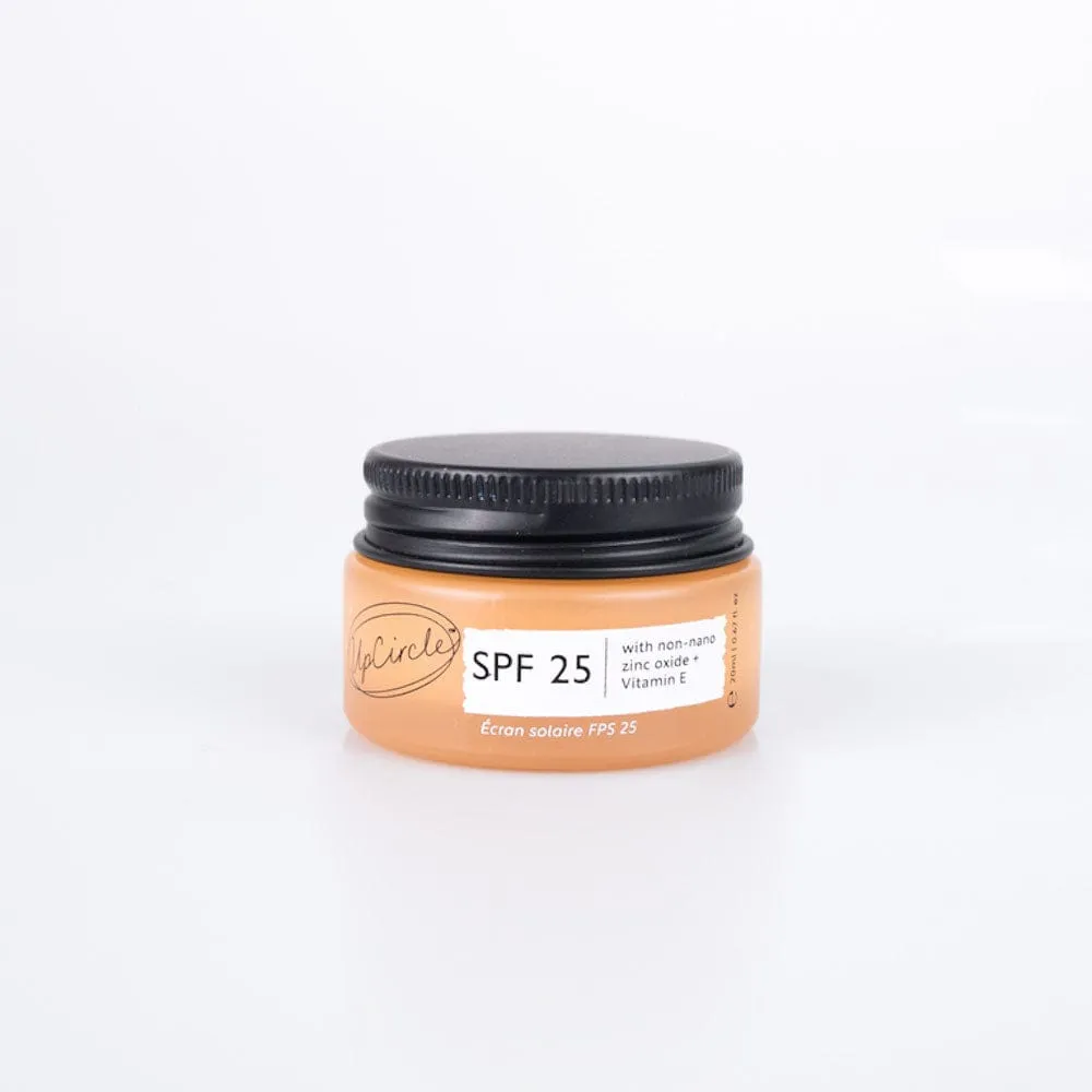 UpCircle SPF 25 Mineral Sunscreen Travel Size 20ml